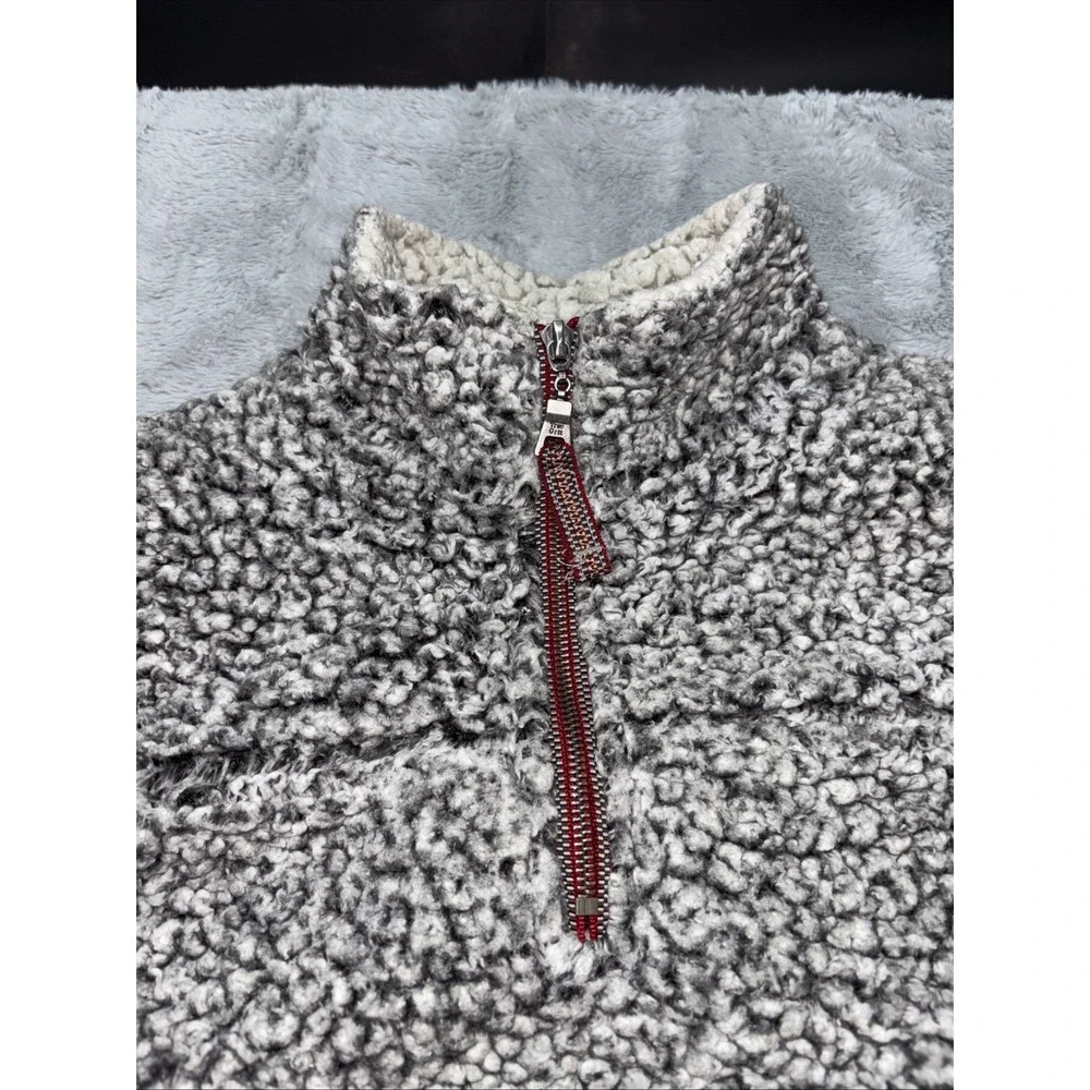 True grit Sm gray pullover Fleece‎ - Picture 4 of 10
